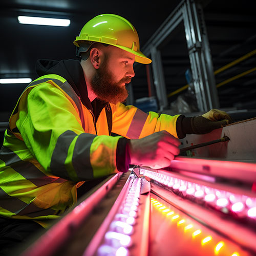 health-and-safety-electrical-LED-light-installation