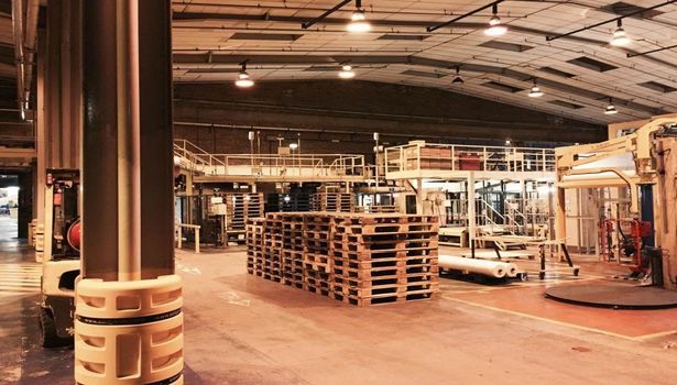 industrial lighting before LED