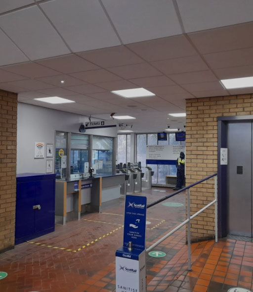 scotrail mymesh LED Lighting Installation