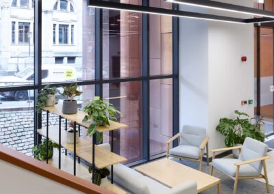 Feature Lighting for Reception Refurbishment at 155 St Vincent St Glasgow
