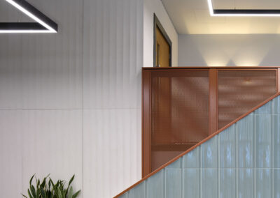 Feature Lighting for Reception Refurbishment at 155 St Vincent St Glasgow
