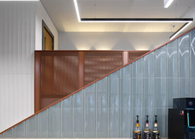 Feature Lighting for Reception Refurbishment at 155 St Vincent St Glasgow